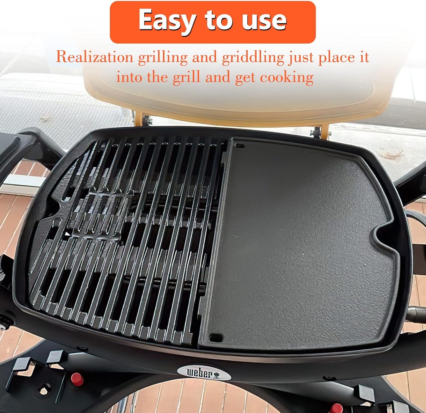 Grillplatte für Weber Q1000 Serie