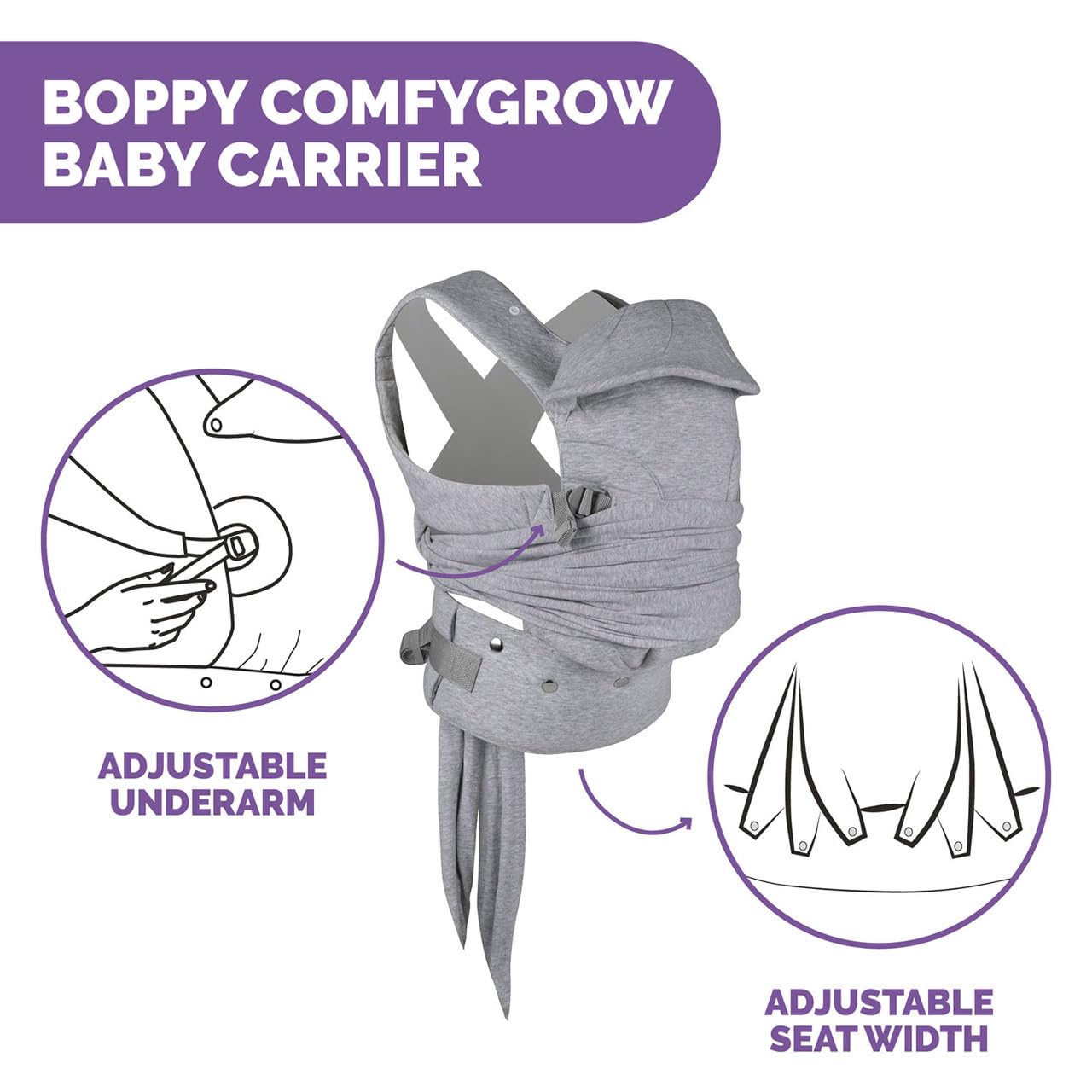 Babytrage ComfyGrow, ComfyGrow Grau
