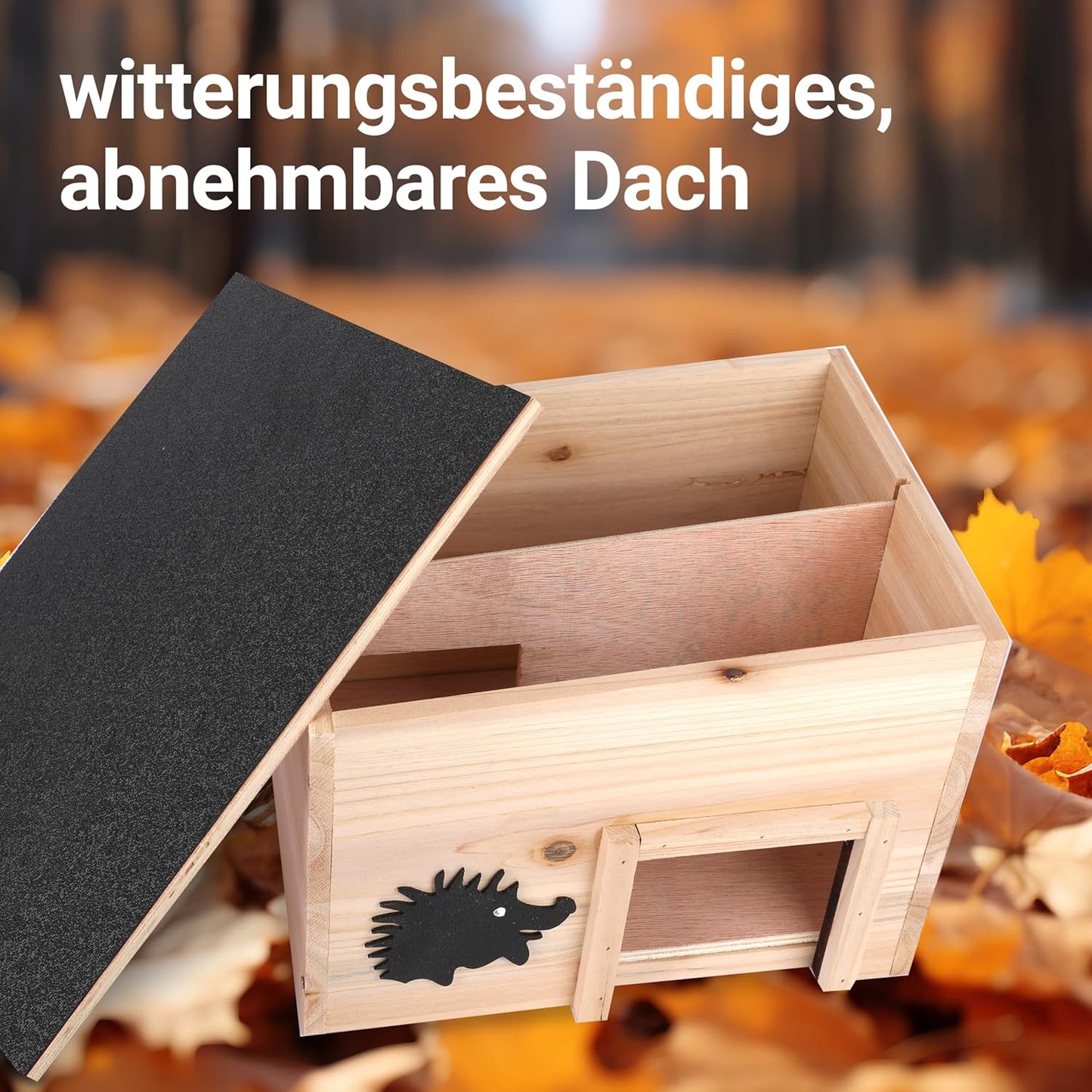 Igelhaus mit Labyrintheingang