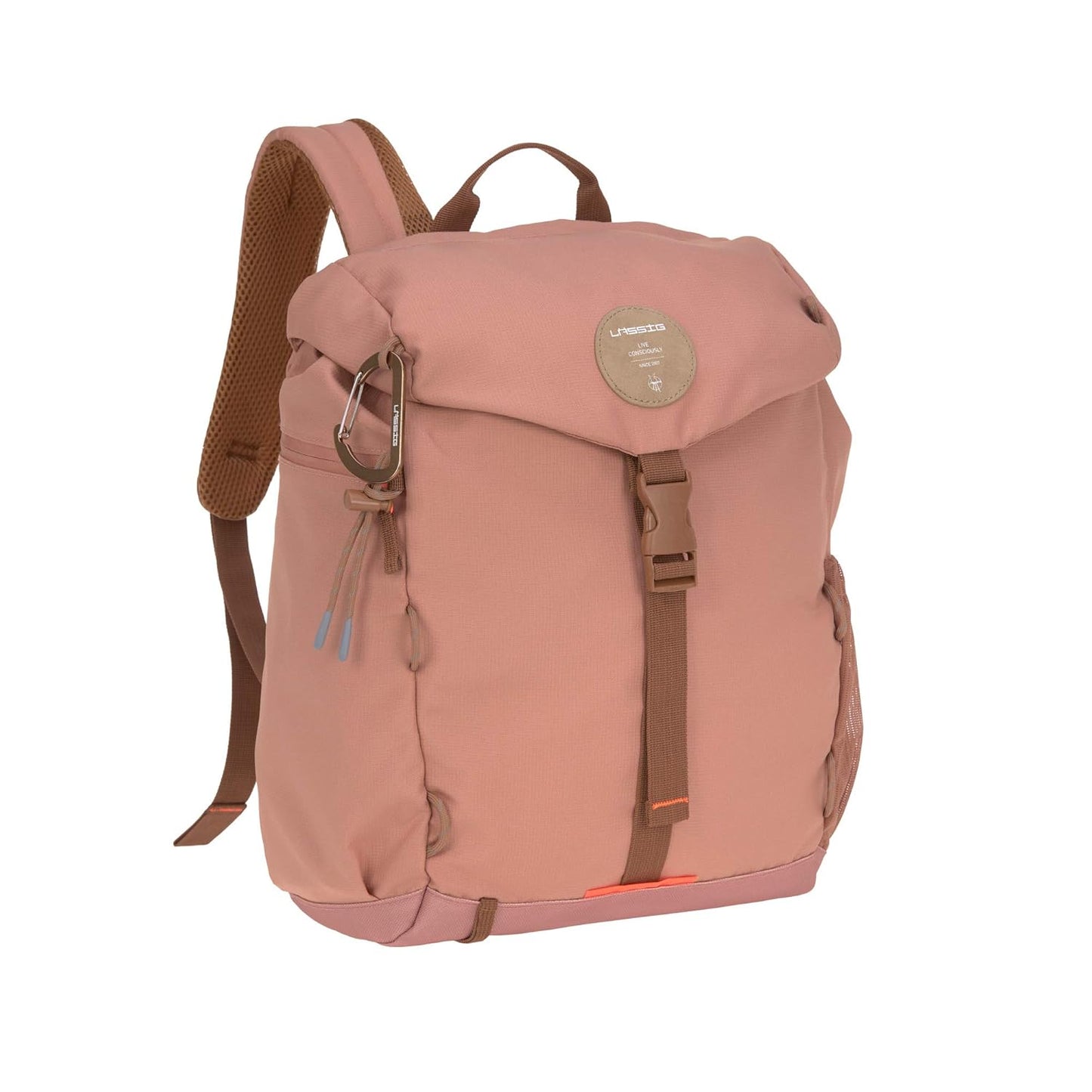 Baby Wickelrucksack mit Zubehör, wasserabweisend, Rust