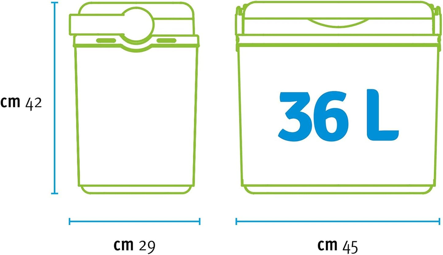 Kühlbehälter, 36 L / Türkis
