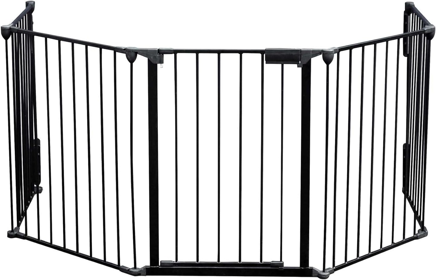 Kaminschutzgitter XL, Schwarz ; 3100 x 650 x 750 mm