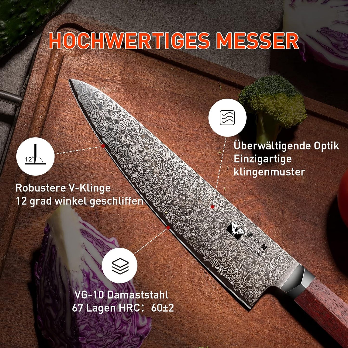 Kochmesser, 20cm Kochmesser