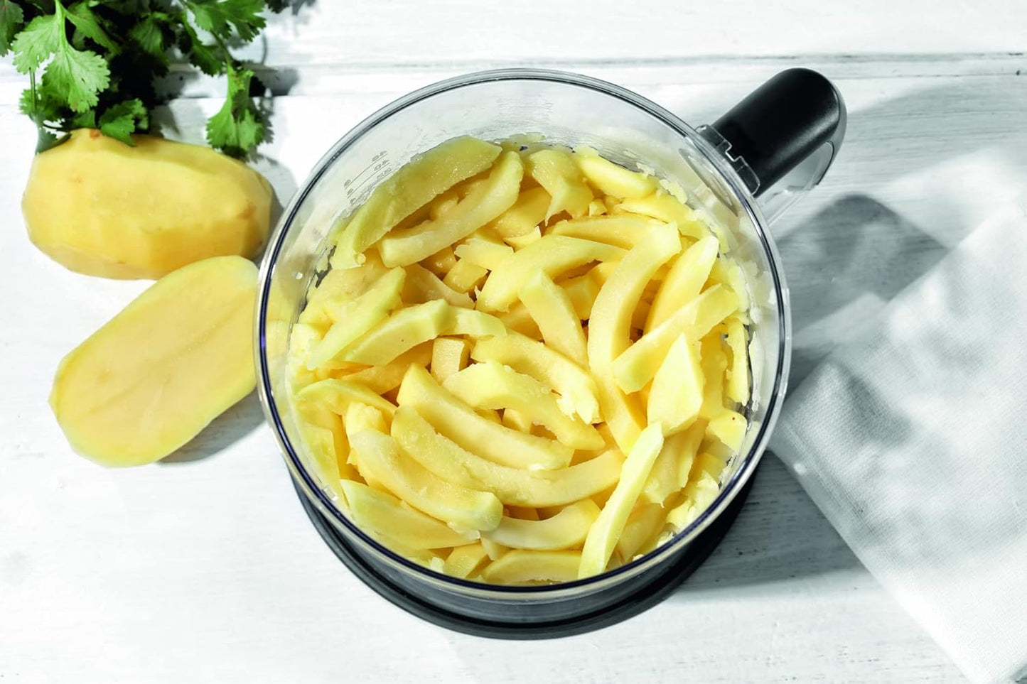 5-teiliges MultiQuick 7 Stabmixer-Set, Kartoffel- und Gemüsestampfer Schwarz