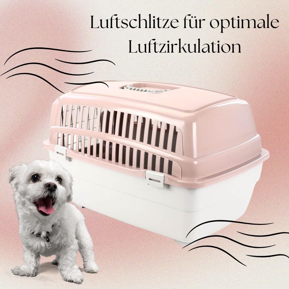 2er-Set Flugzeug-Transportboxen für Haustiere