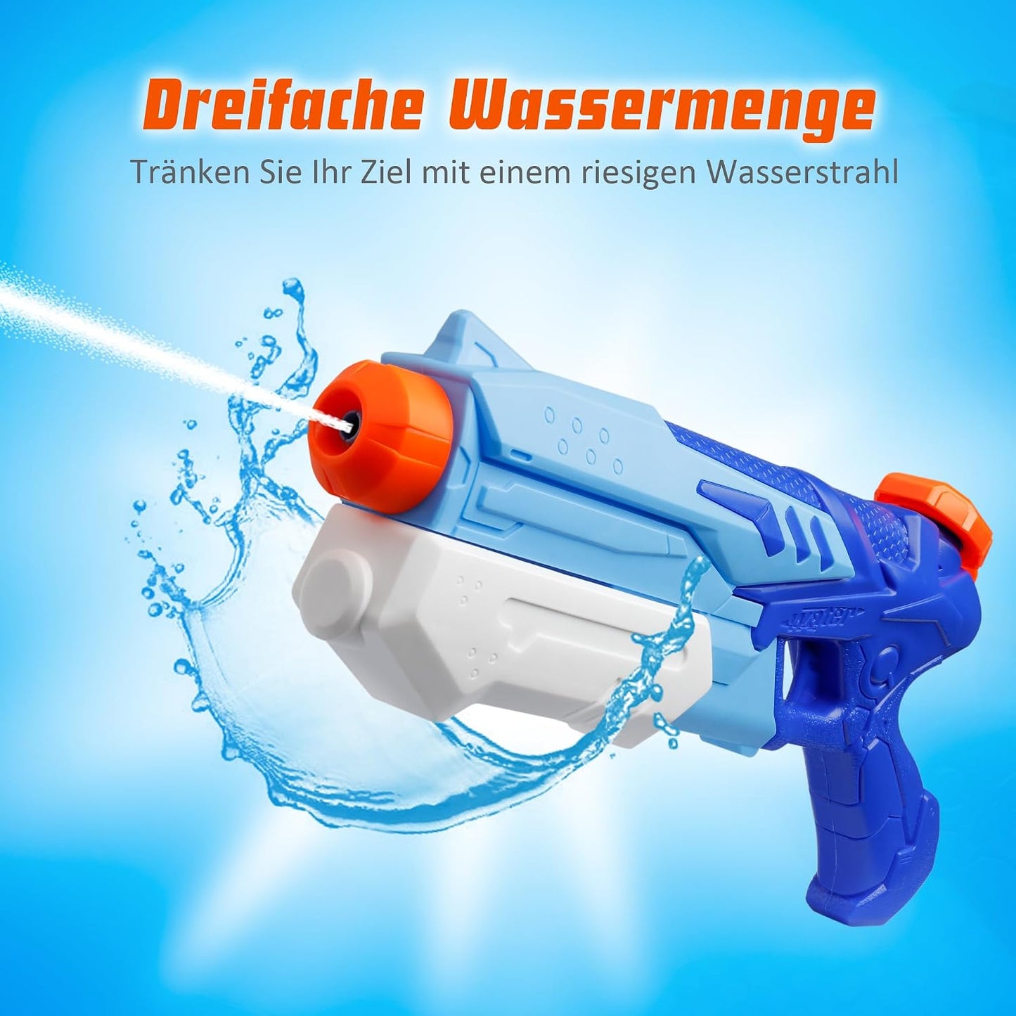 Wasserpistolen, 2 Stück, 300ml