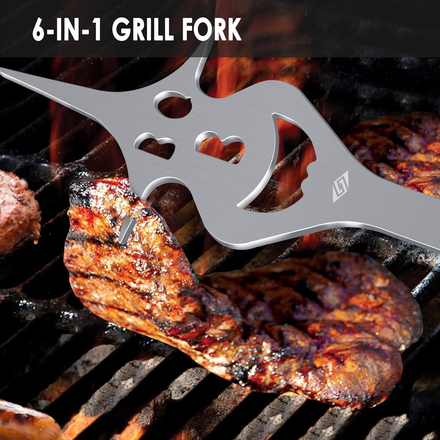 3-teiliges Grillbesteck-Set, 1