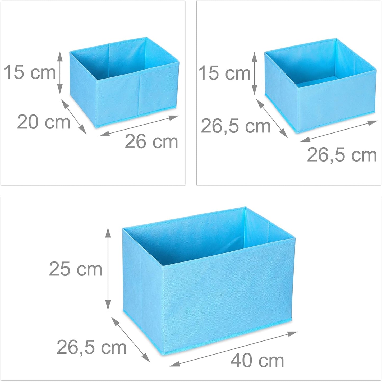 Kinderregal mit Meerjungfrau-Motiv und 9 Boxen, Bunt
