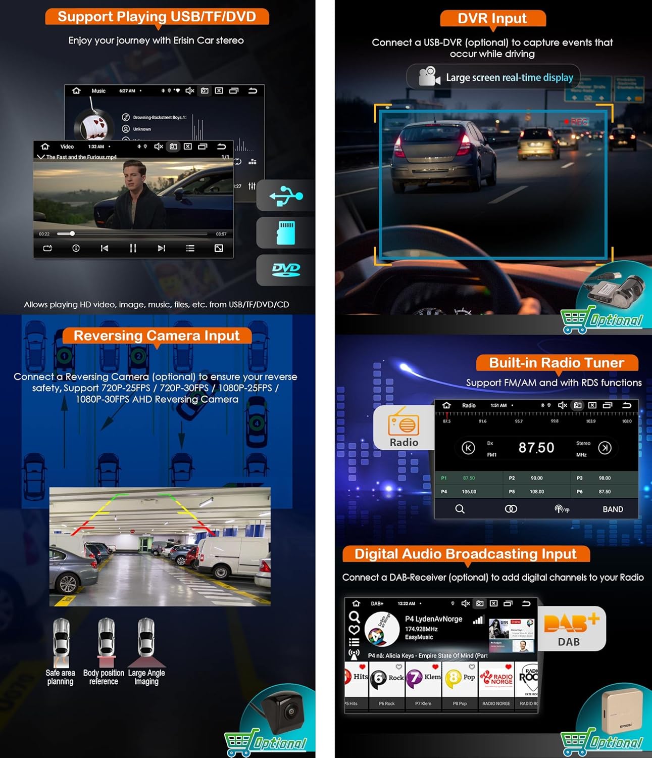 Autoradio mit Carplay & Android Auto für Opel