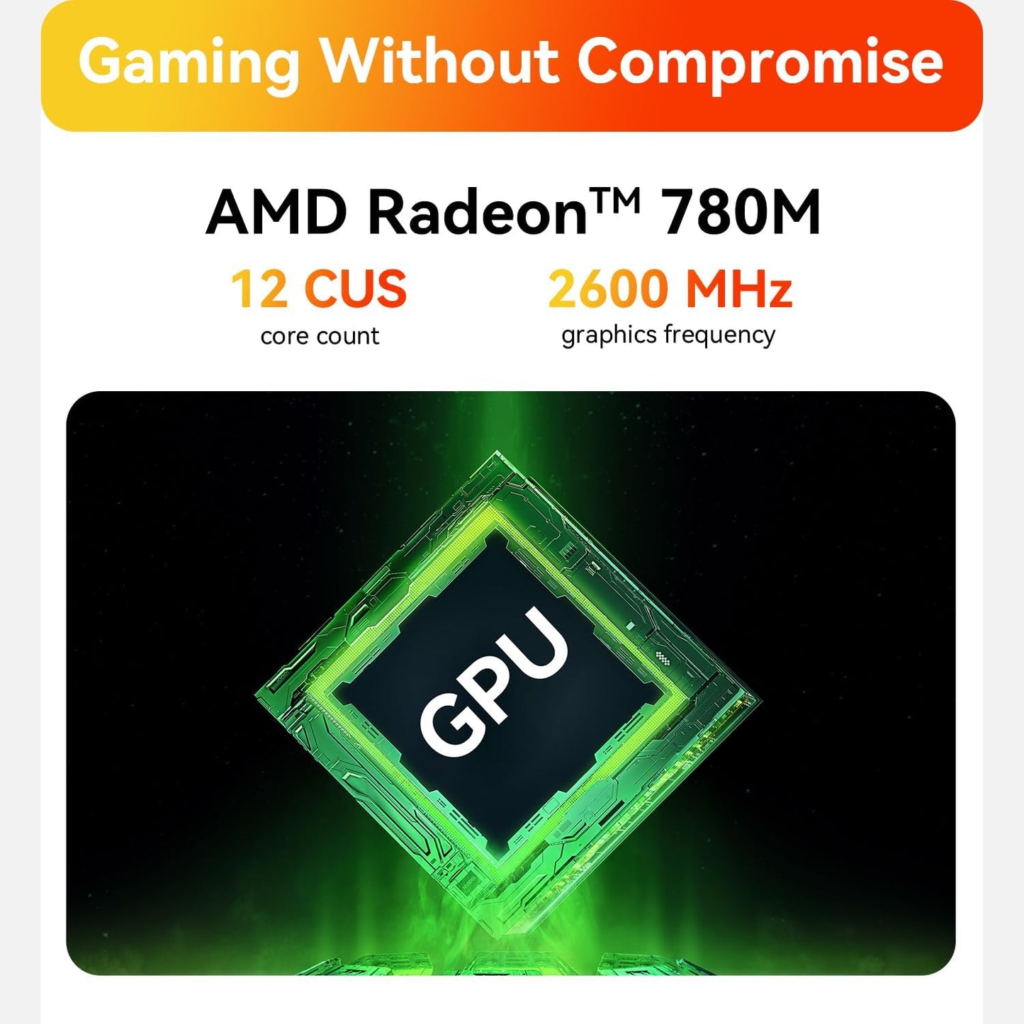 Mini PC SER9 mit AMD Ryzen R7, Wi-Fi 6 & USB 4, SER9 H255/32/1TB