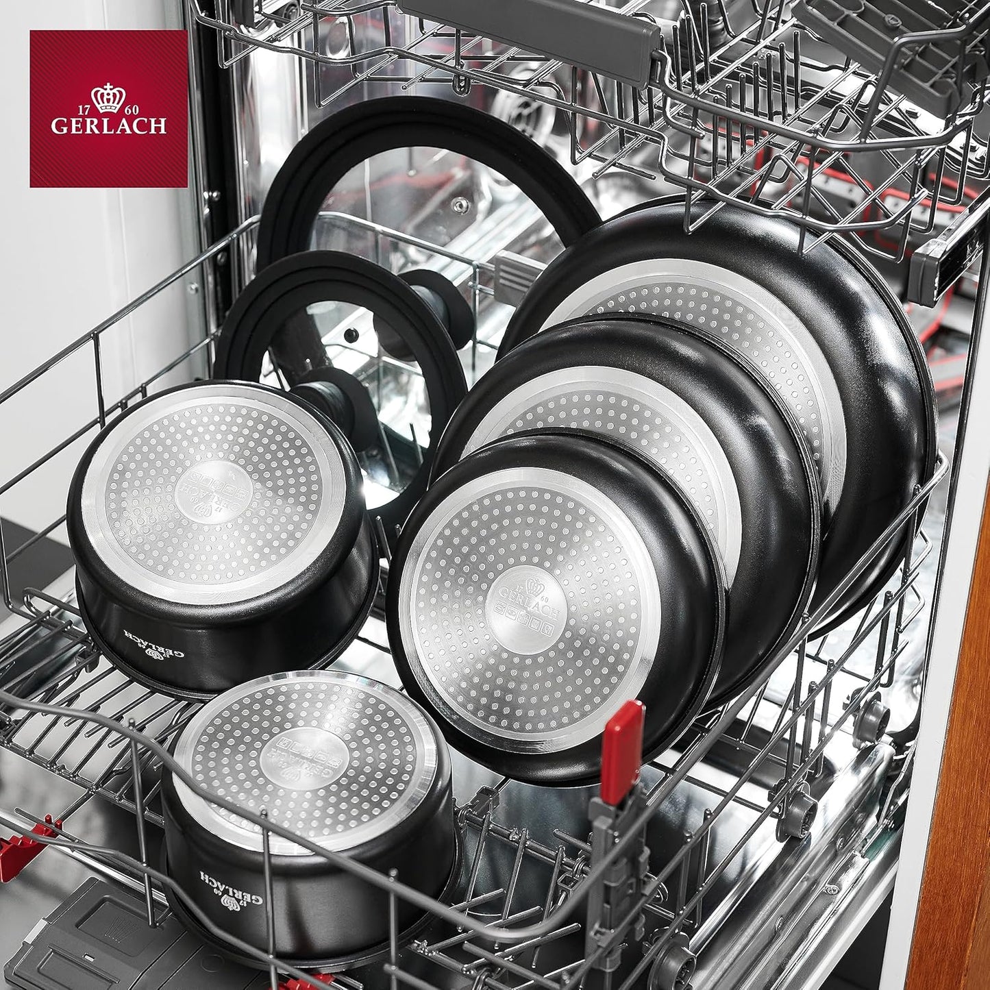 Smart Pfannen-Set 3-teilig, Induktionsgeeignet, mit abnehmbaren Stielen