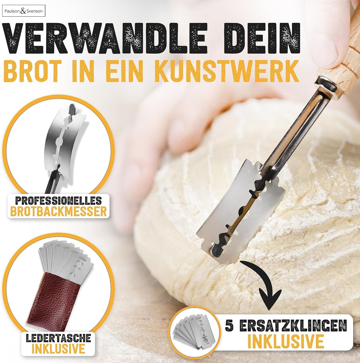 Gärkörbchen-Set inkl. Zubehör, Oval/Rund