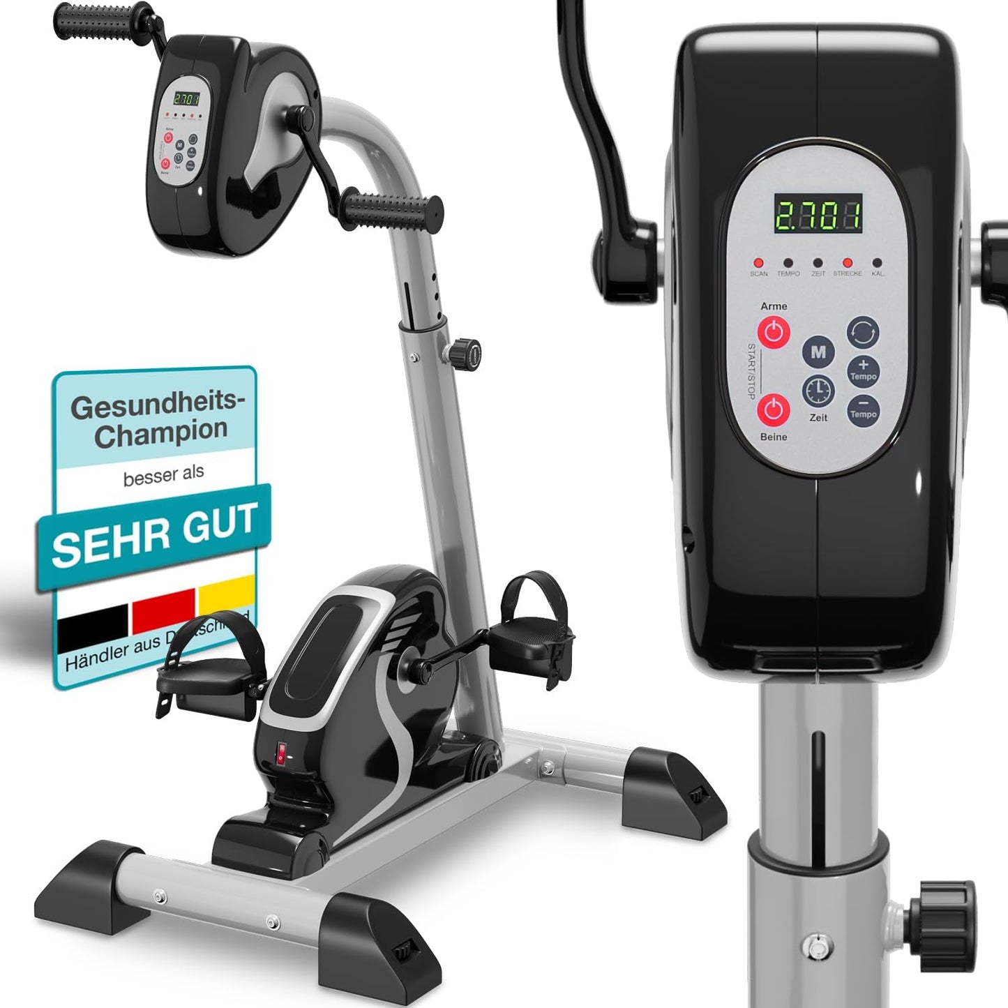 2in1 Arm- und Beintrainer mit Motorunterstützung, Arm- und Beintrainer 2.1
