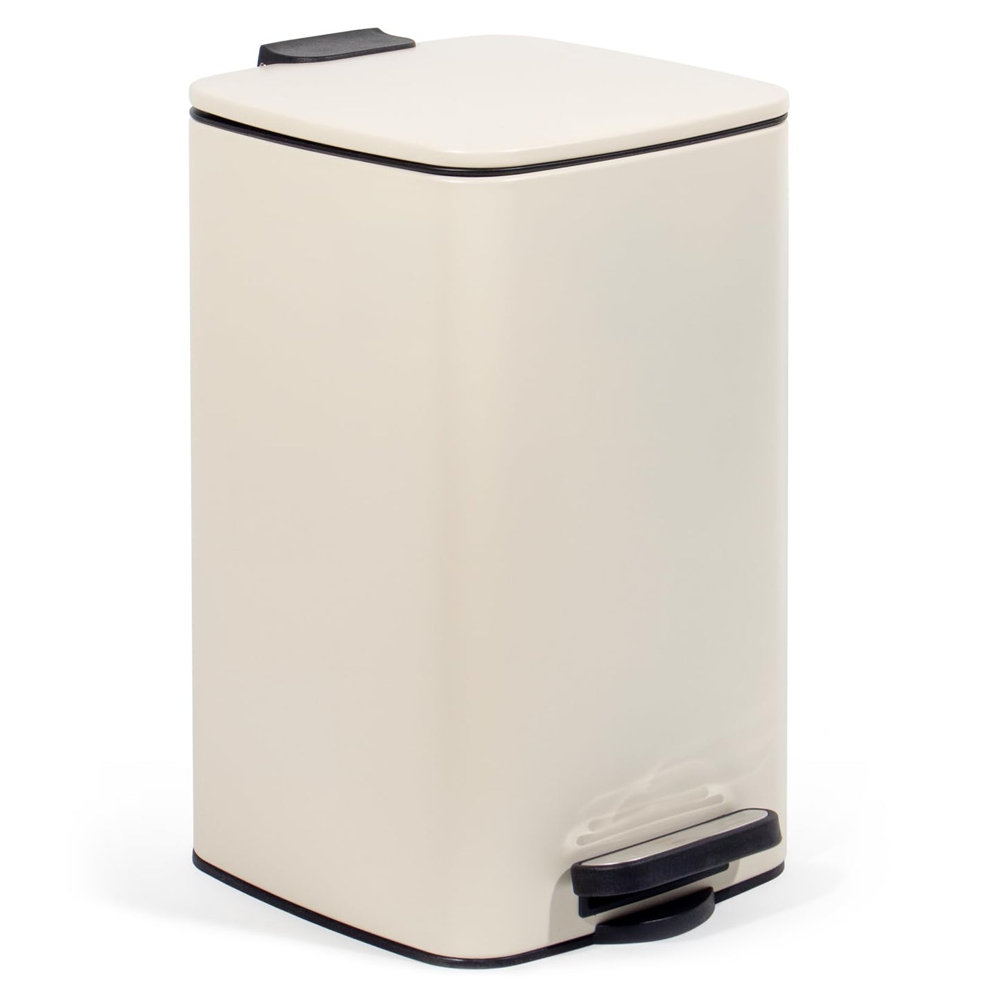 Tretmülleimer mit Soft Close, (8L) 24 x 19,5 x 33 cm Beige
