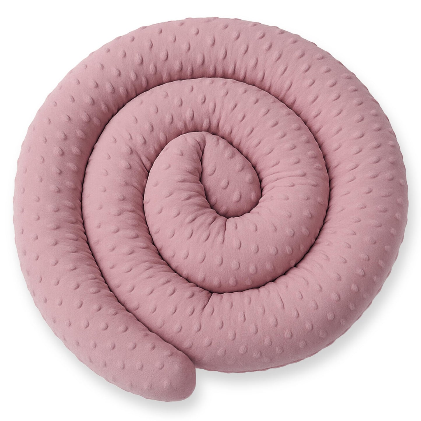 Bettschlange für Allergiker, 96 – Minky Dreckiges Rosa 200 cm