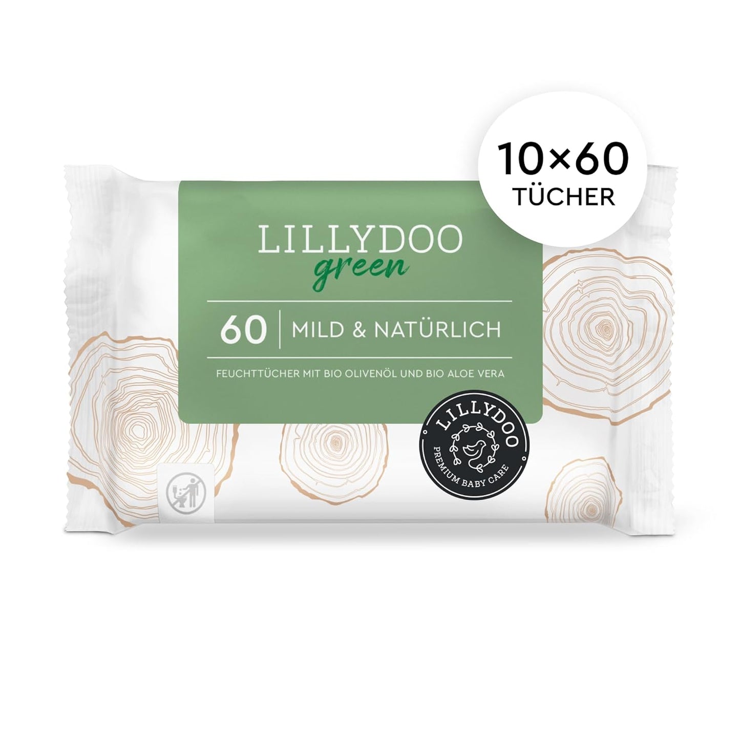 Baby Feuchttücher (600 Stück), 60 stück (10er Pack)