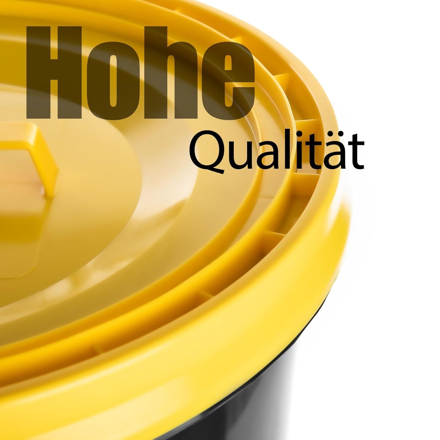 Wetterfeste Mülltonne mit luftdichtem Deckel