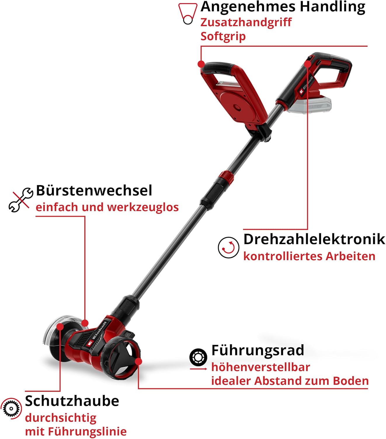 Akku-Fugenreiniger GE-CC 18/110 Li E-Solo, ohne Akku