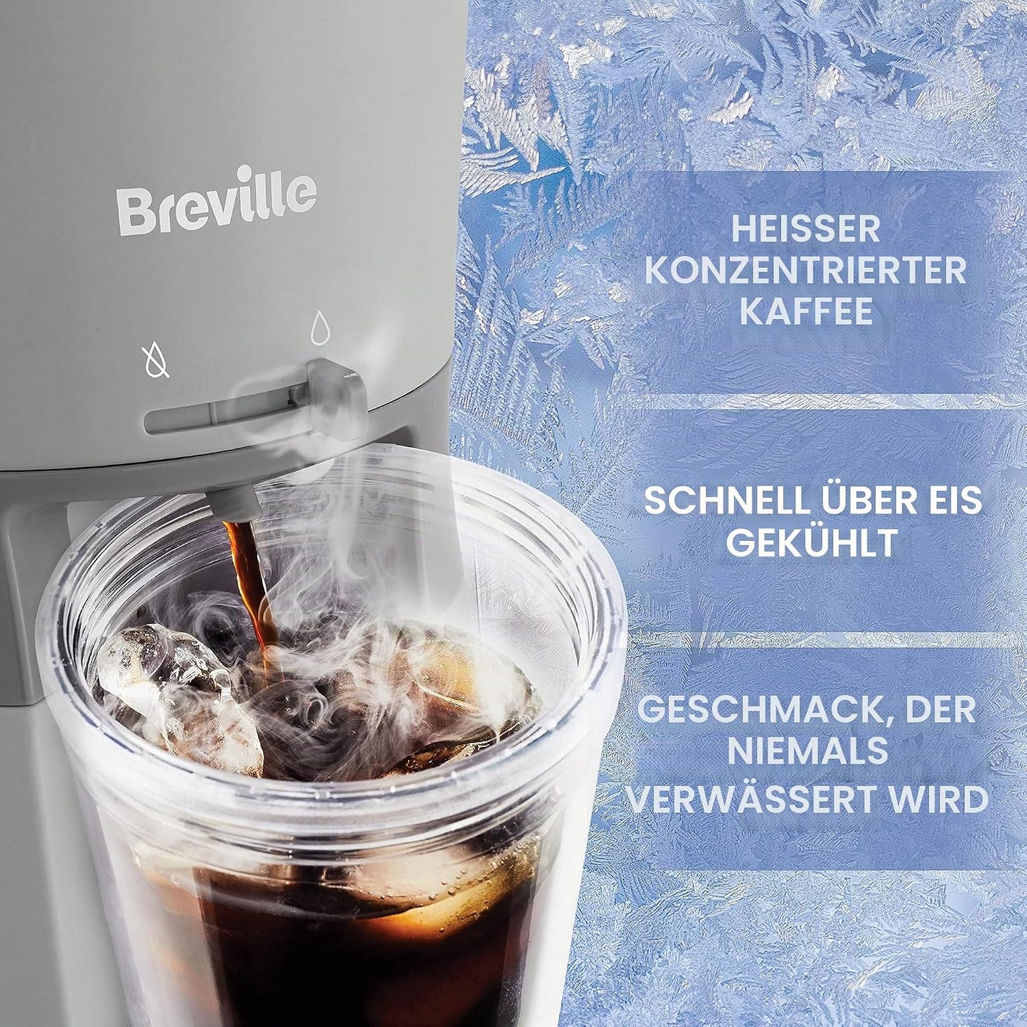 Eiskaffeemaschine, Iced Grau