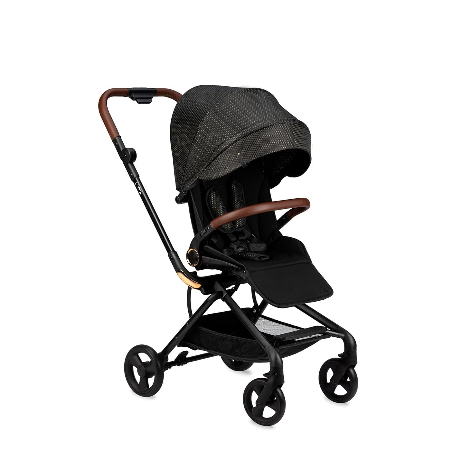 Klappbarer Buggy Adelle mit 360°-Sitz, Black-Gold