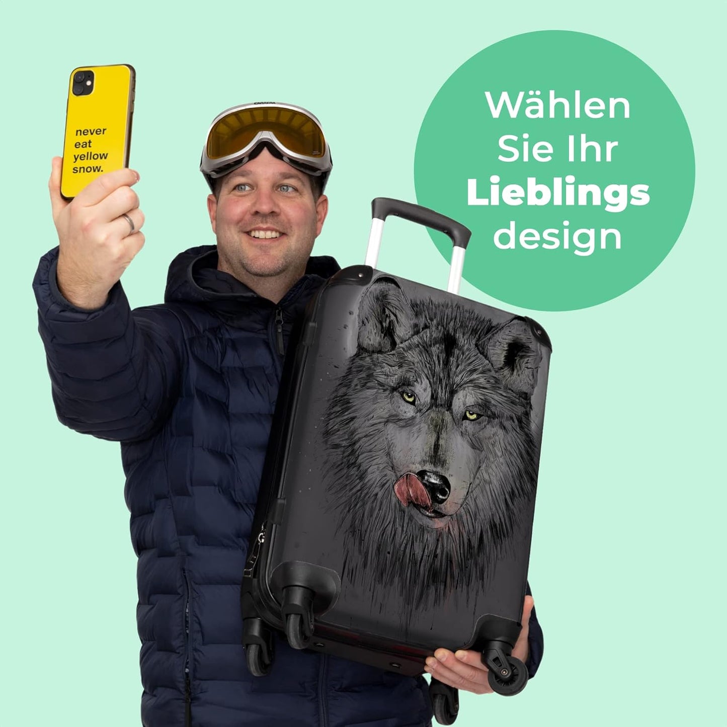 Rollkoffer mit 4 Rollen