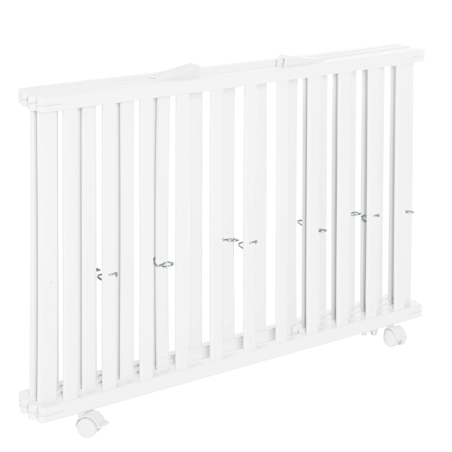 Laufgitter klappbar Weiss 75 x 100 cm, Weiss