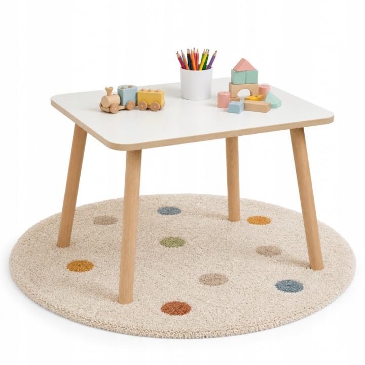 Rechteckiger Kindertisch, Children Table 50 x 60 x 47 cm
