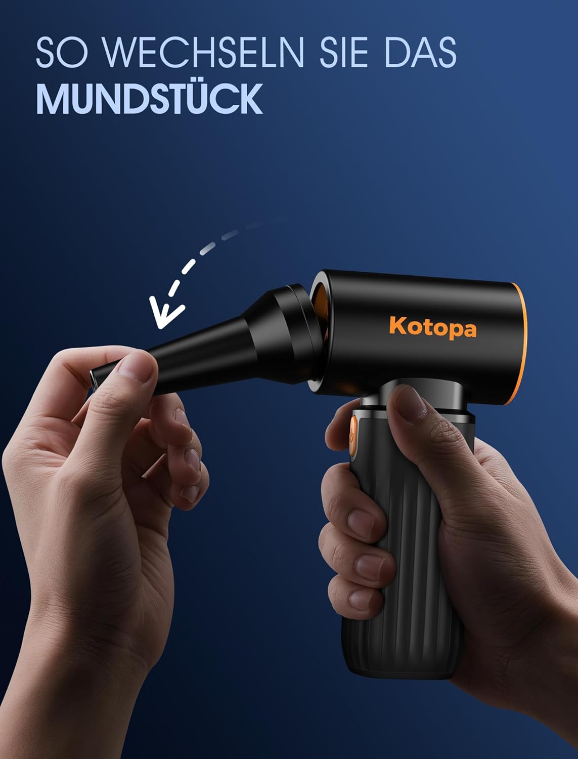Elektrisches Staubgebläse, Schwarz