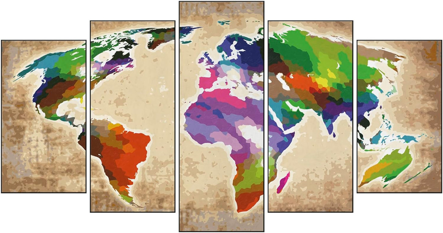 Malen nach Zahlen Colorful World
