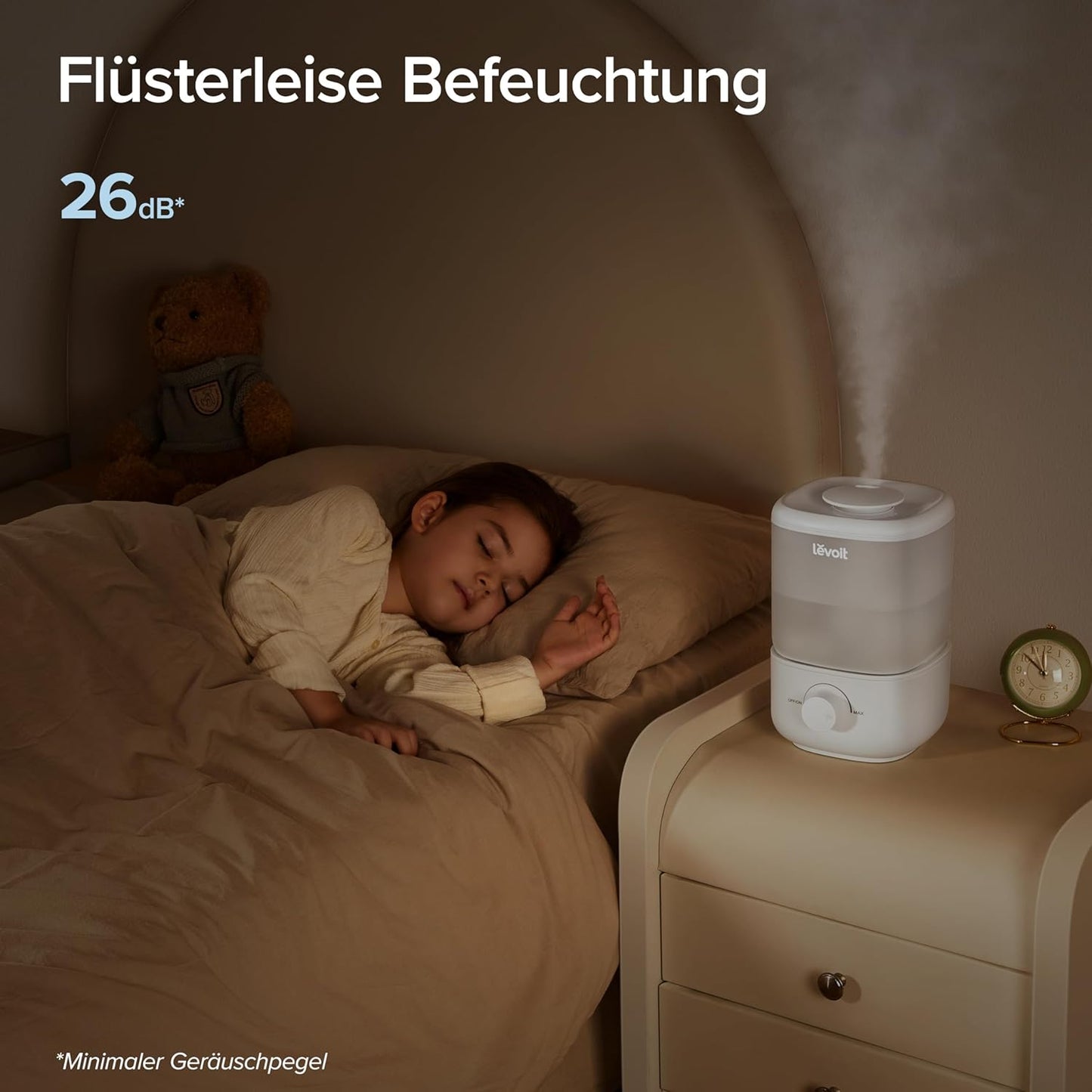 Mini Raumbefeuchter Classic 160, 2,5L Luftbefeuchter