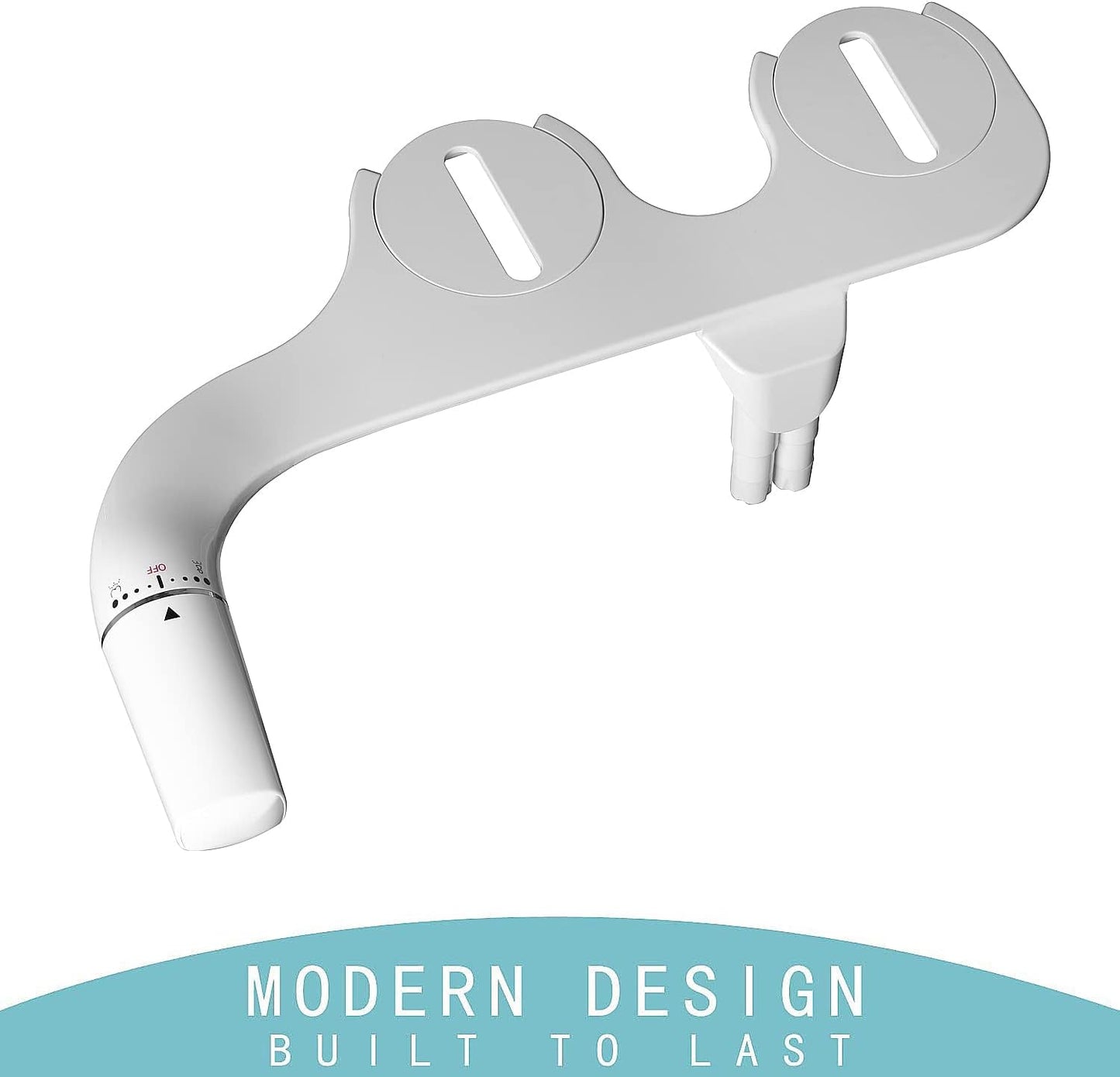 Bidet Toilettenaufsatz mit Doppeldüse, Right Hand Control