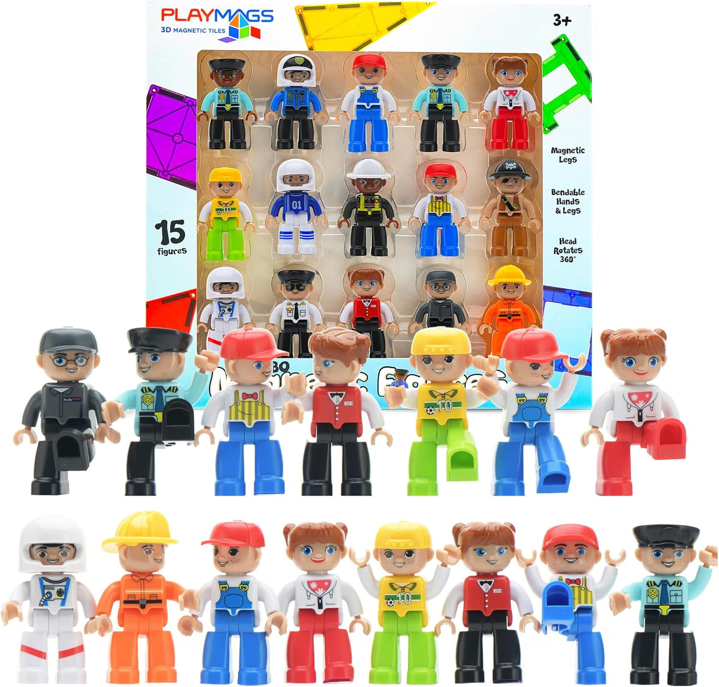 15 Magnetfiguren