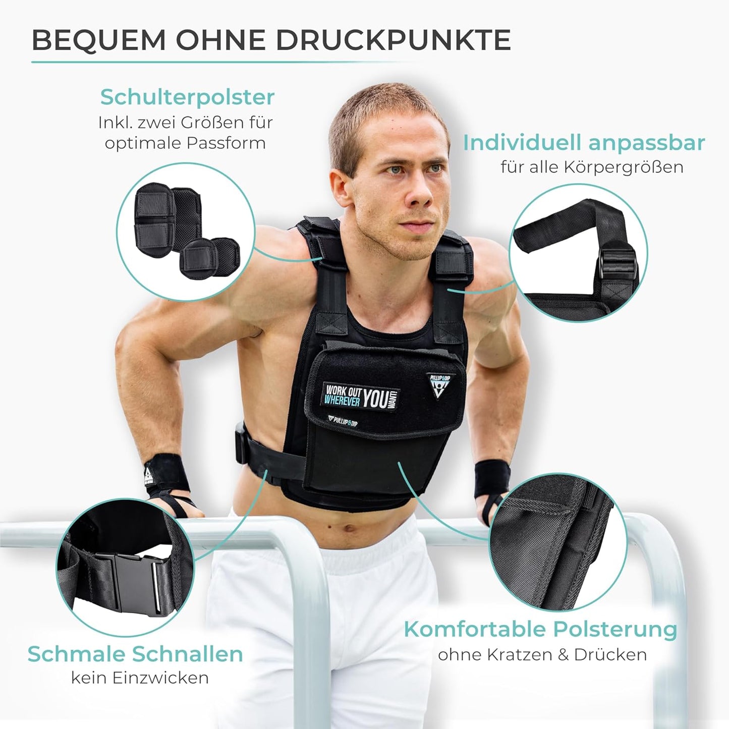 Gewichtsweste mit Gewichten bis 15kg