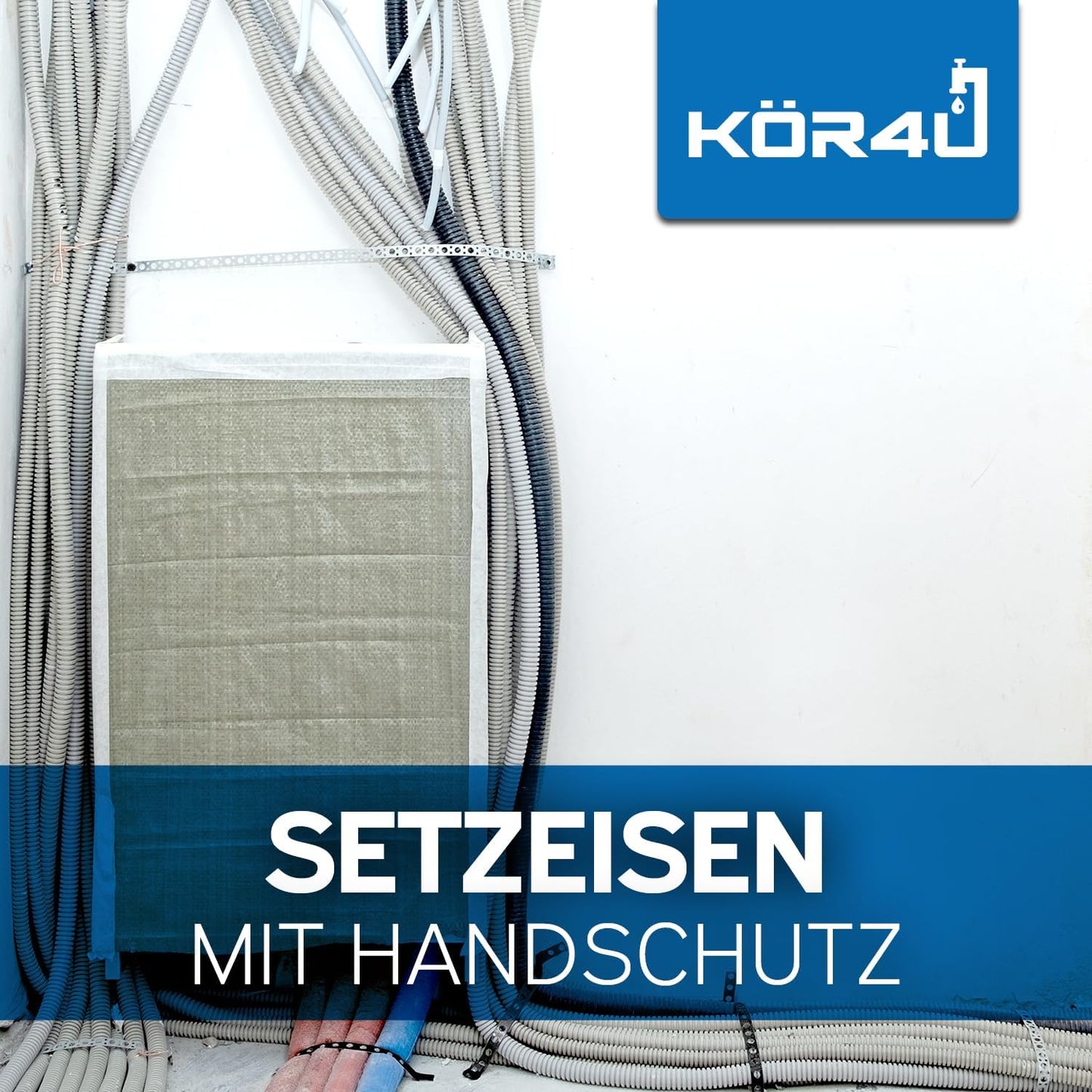2-teiliges Setzeisen-Set für Betonnägel, 1x Setzeisen