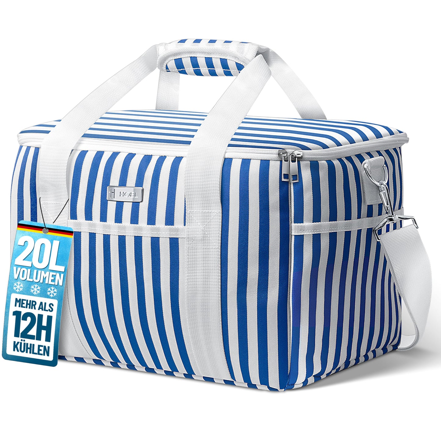 Faltbare Kühltasche, 20L Blau