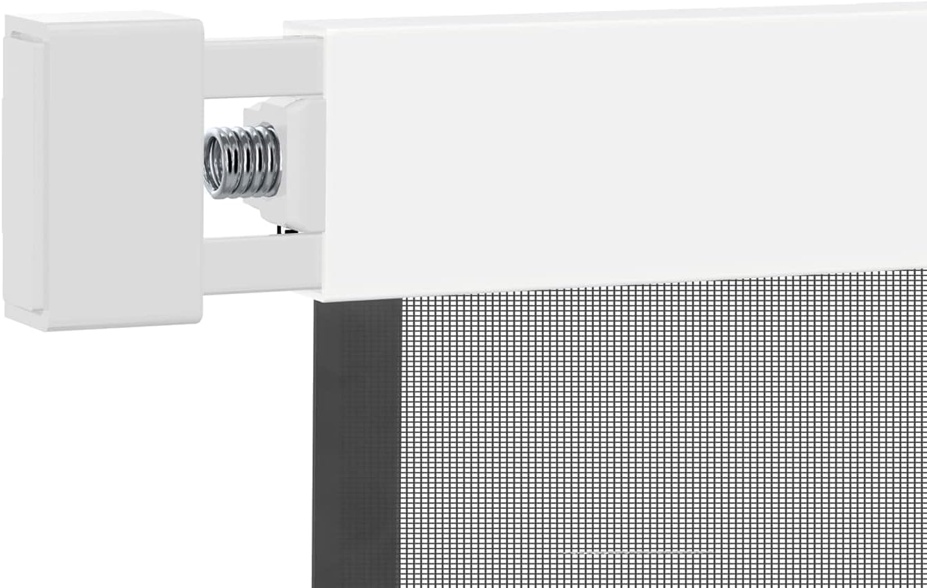 Zuschneidbarer Klemm-Lamellenvorhang Comfort Insektenschutz 120x240 cm, 120 x 240 cm (Selbstbausatz) Weiß