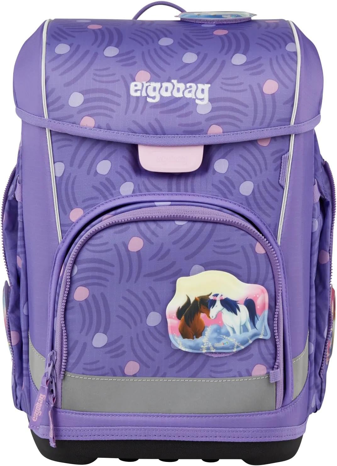 Cubo Light Schulranzen-Set PonyBäradies, Ponybäradies - Lavendel Einheitsgröße