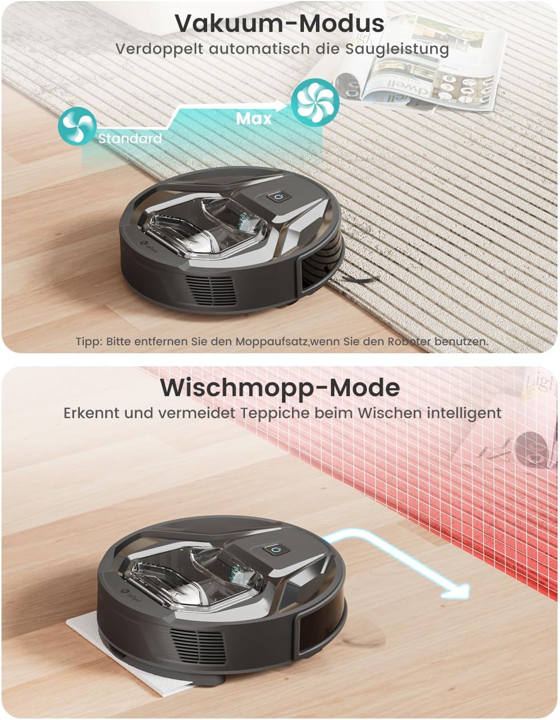 M320 Saugroboter mit Wischfunktion