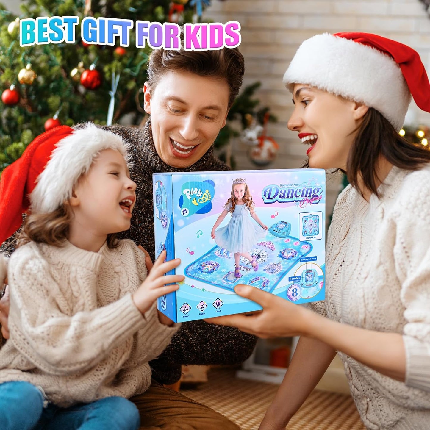 Tanzmatte für Kinder, Blau