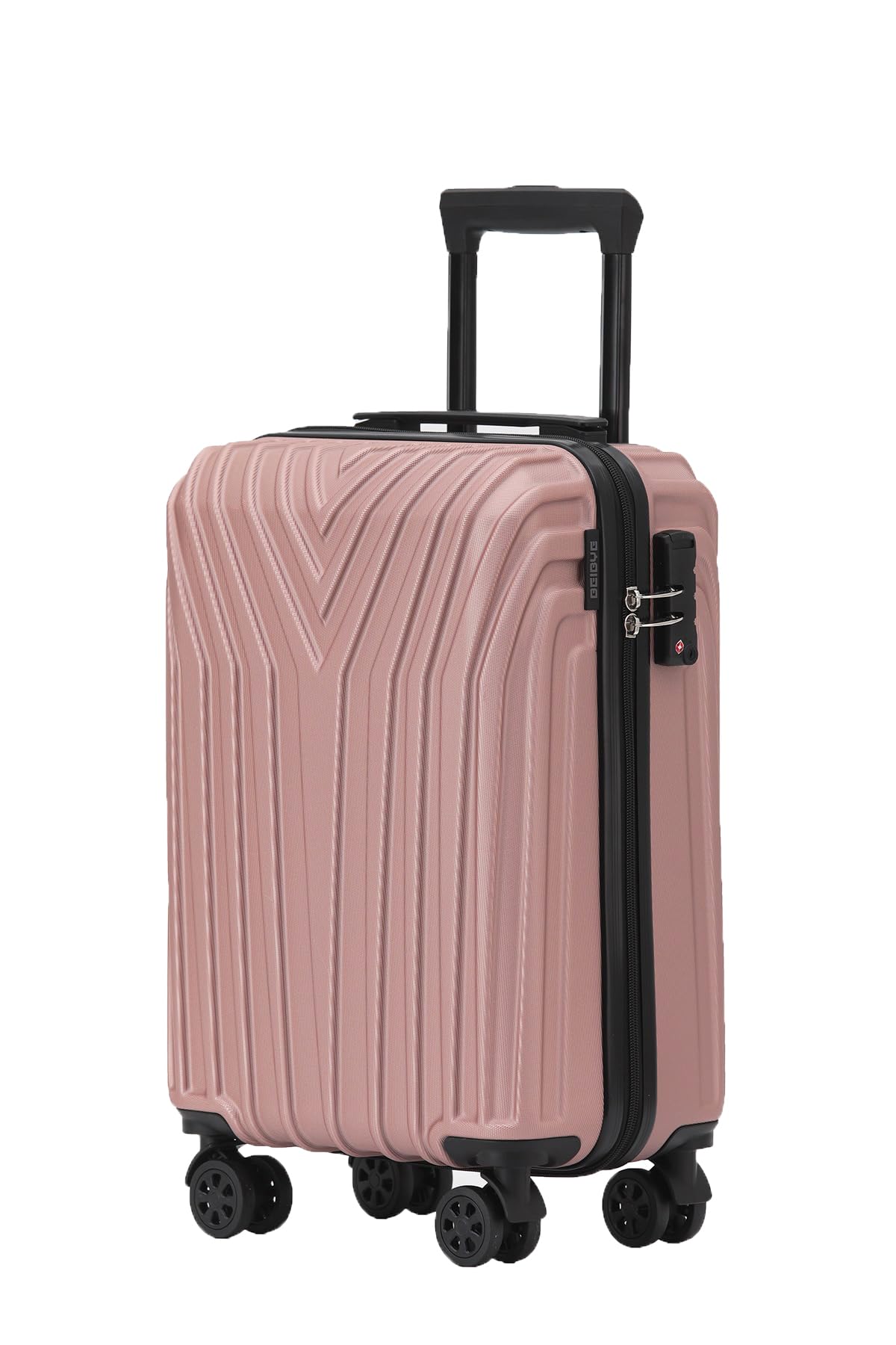 Koffer mit TSA-Schloss, 55 cm Rosa Gold