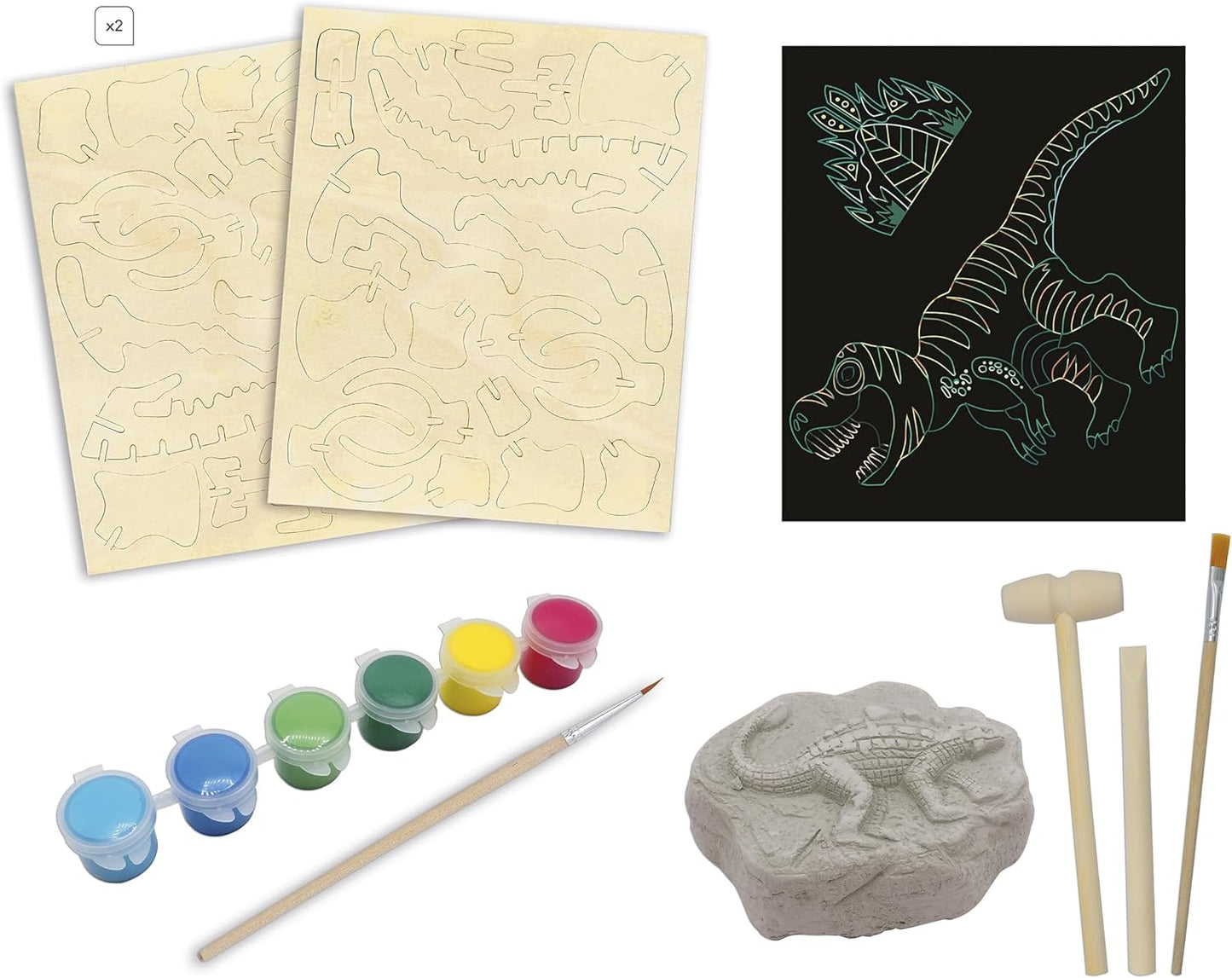 Dino-Forscher Entdecker-Koffer mit Kreativset