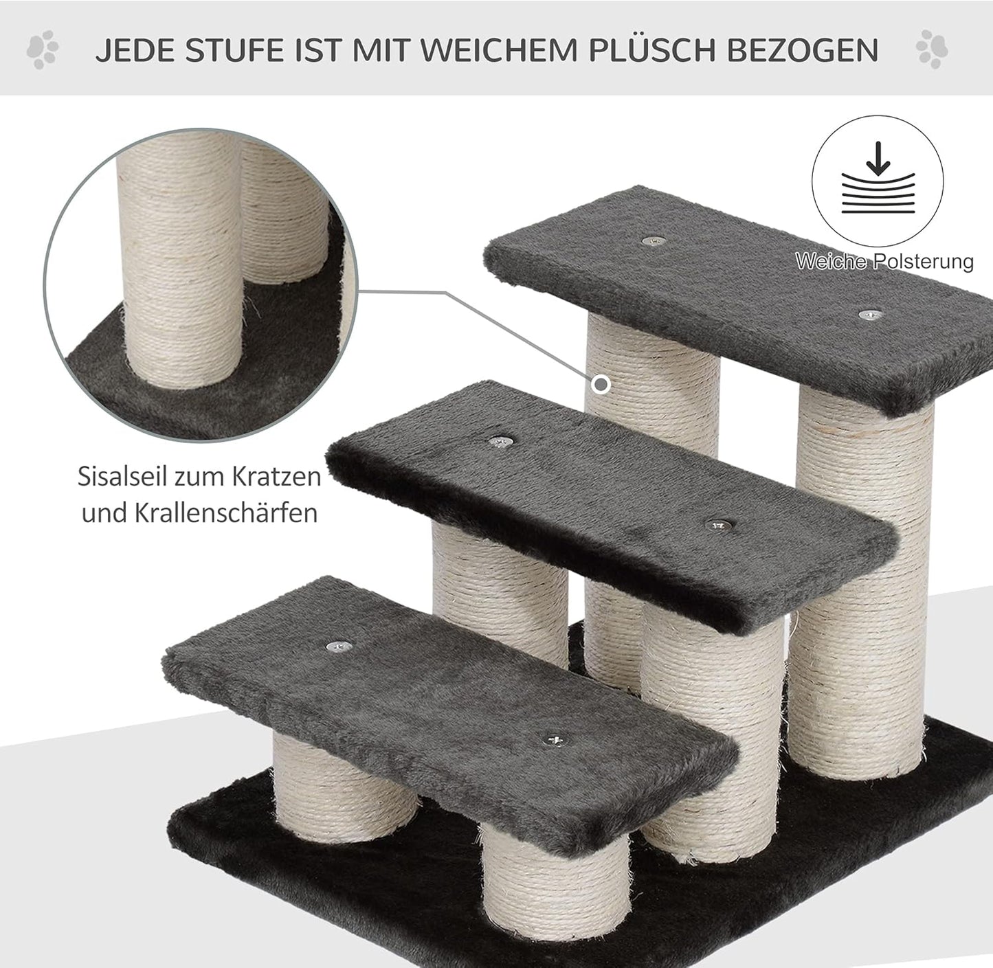 Katzentreppe mit 3 Stufen