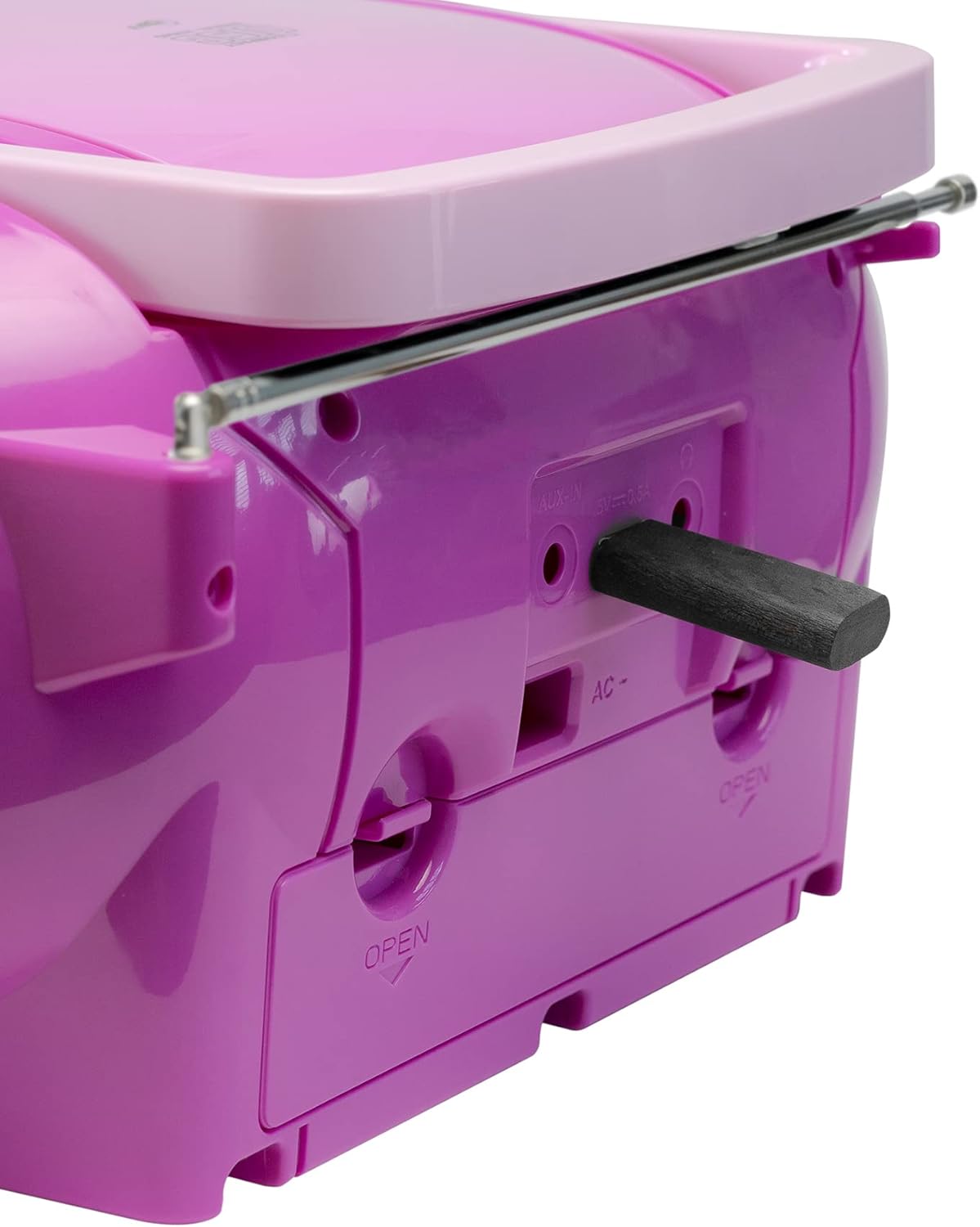 Tragbarer Kinder CD-Player mit Kassettenfach, Flieder