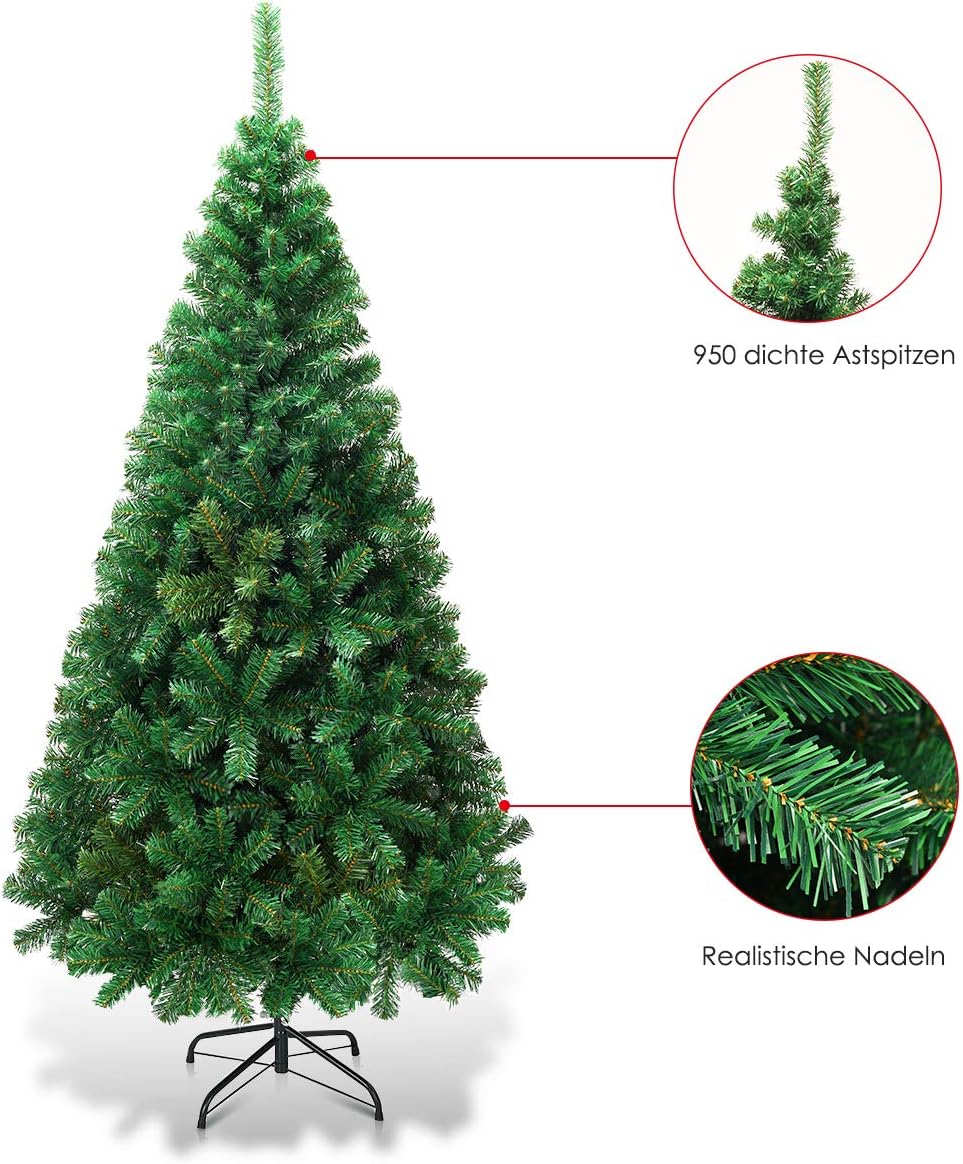 Künstlicher Tannenbaum, Grün, 210 cm