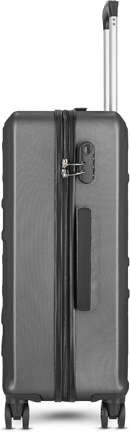 New York 2.0 4 Rollen Trolley M 67 cm, Black-metallic / Koffer M (67 cm)