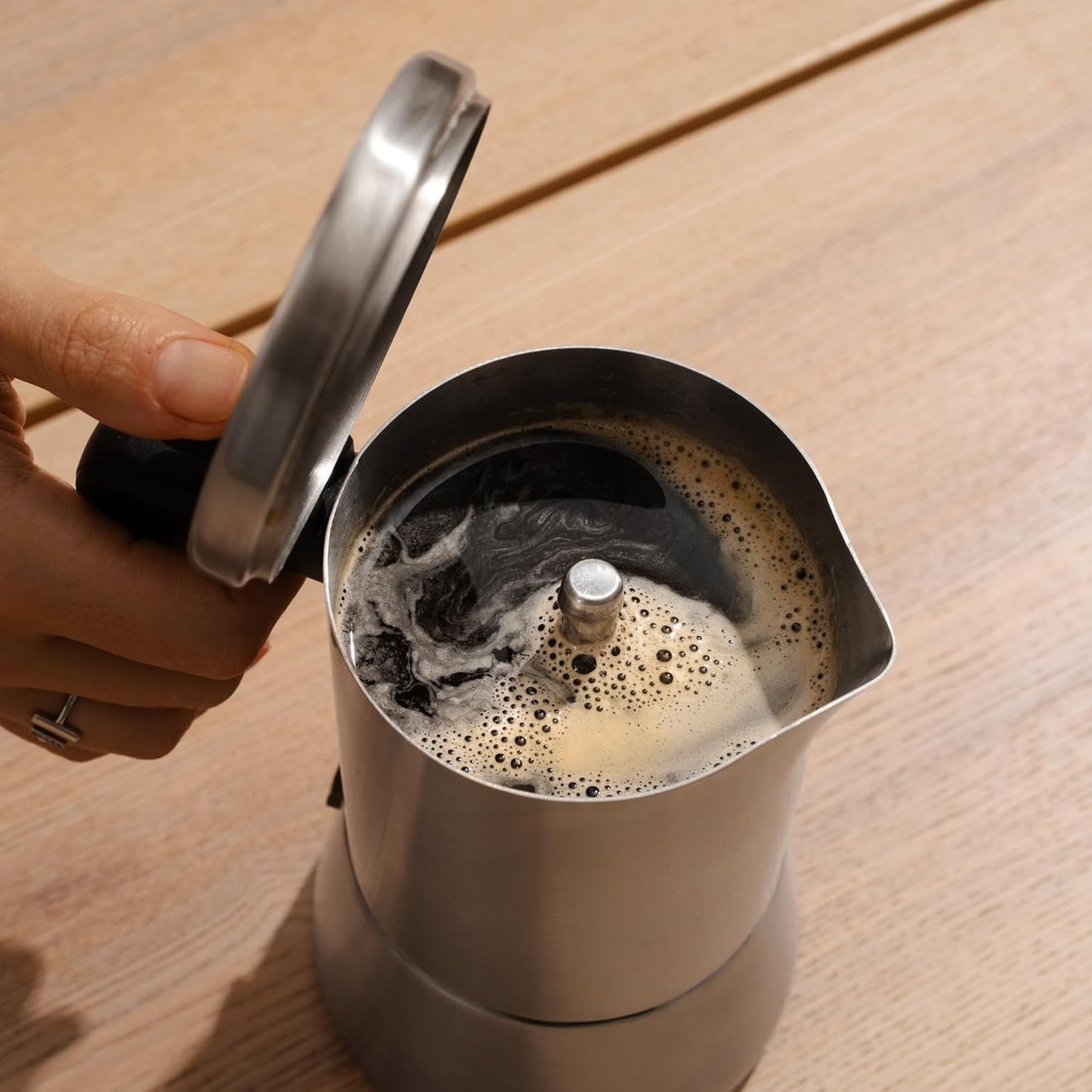 Espressokocher für jeden Herd, 4 Tassen