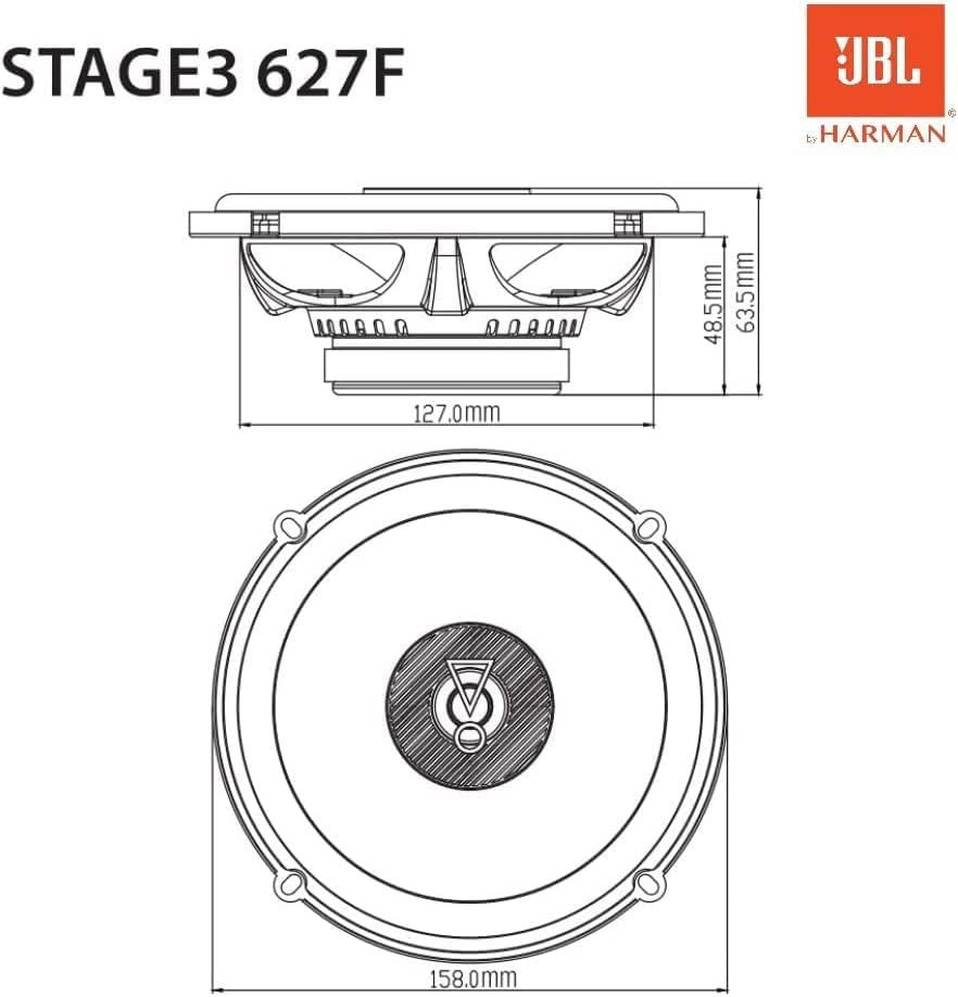 2-Wege-Autolautsprecher-Set Stage3 627F
