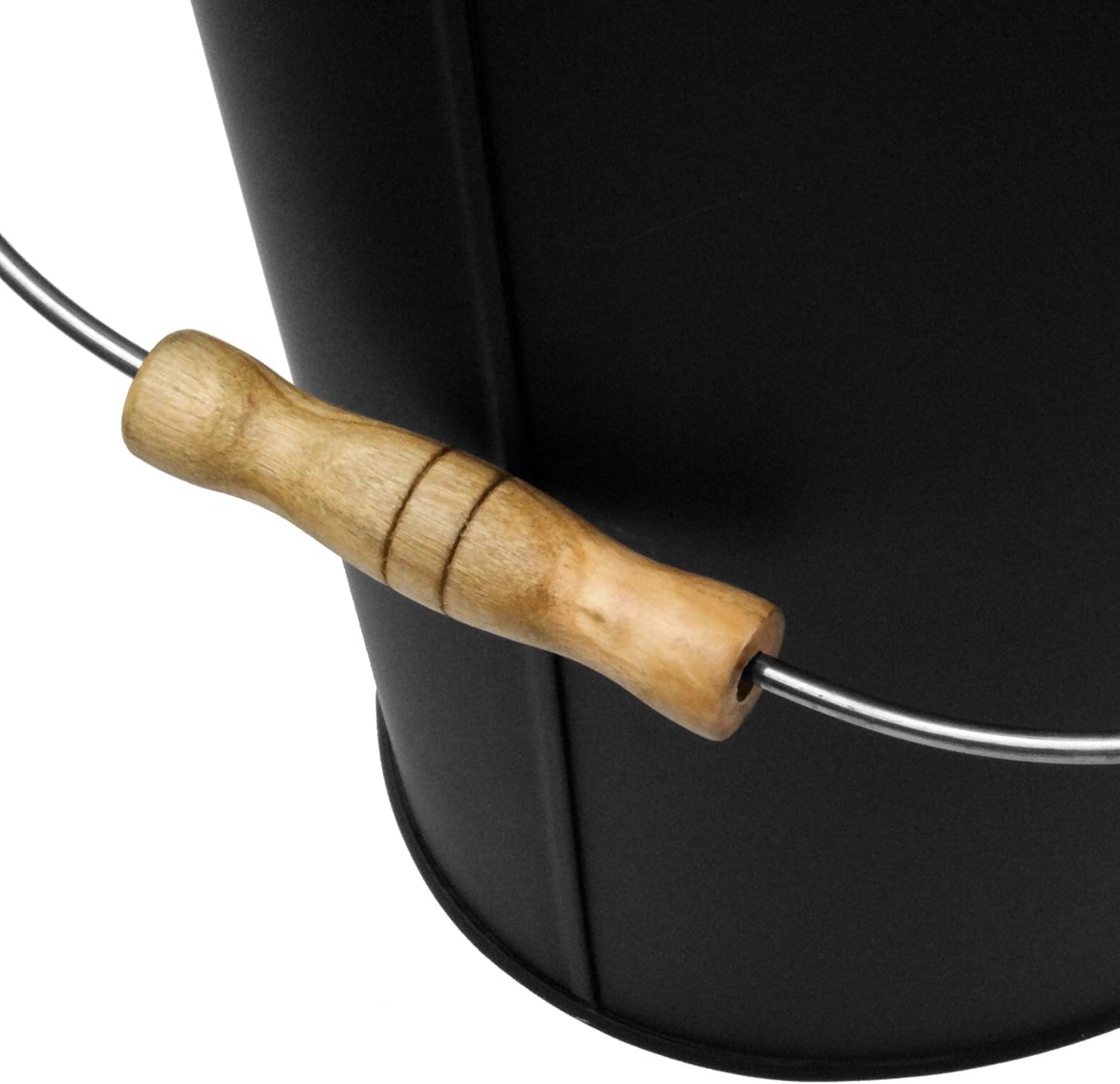 Ascheeimer mit Deckel, 24 Liter