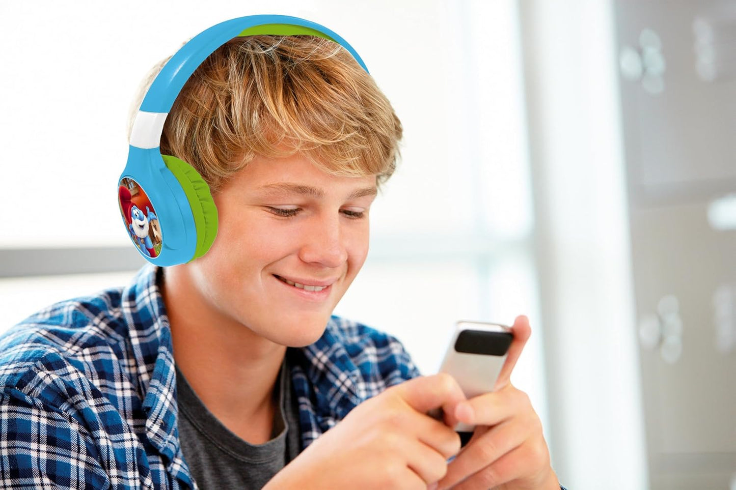 2-in-1 Bluetooth-Kopfhörer Die Schlümpfe, Die Schlümpfe