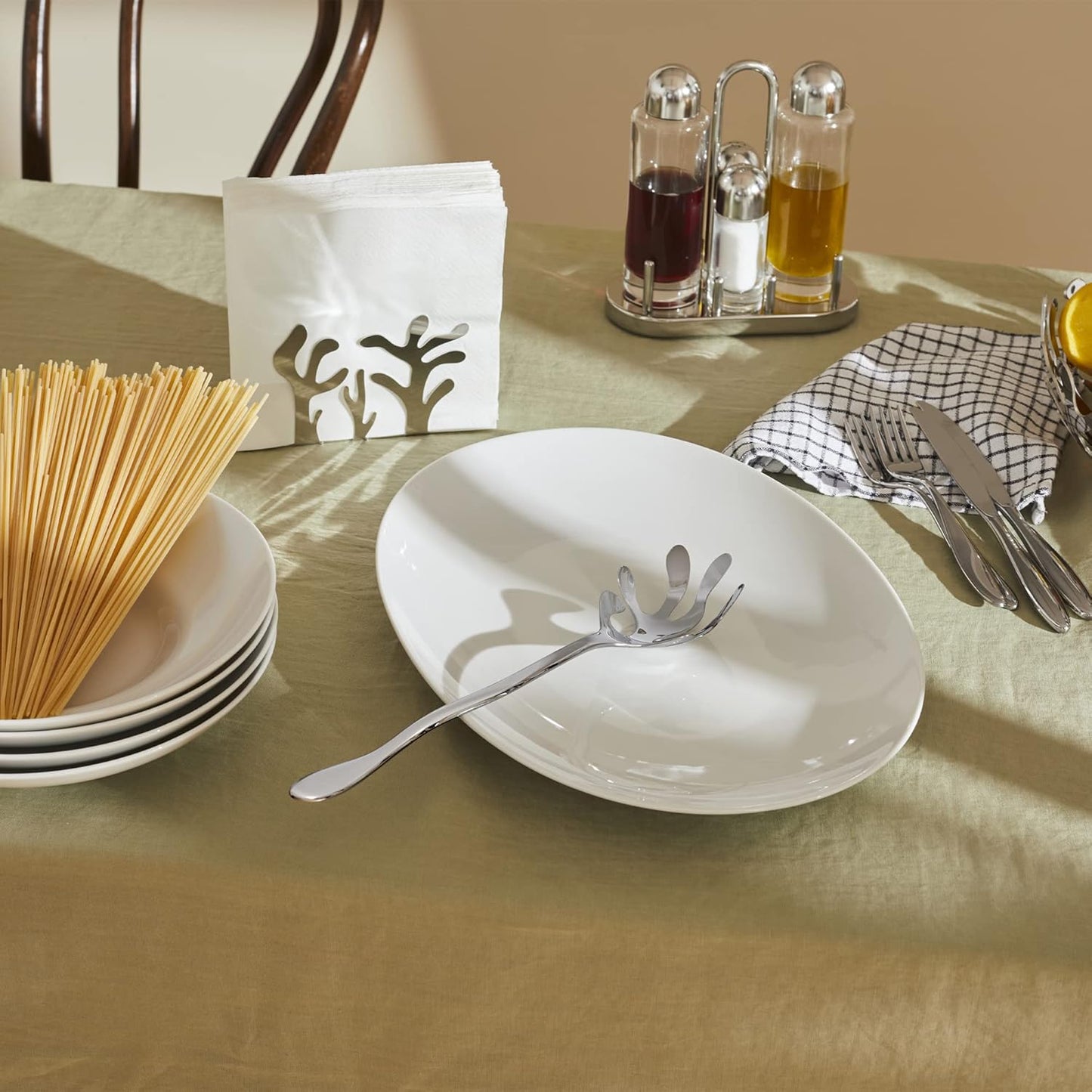 Mediterraneo Serviettenhalter, Silber